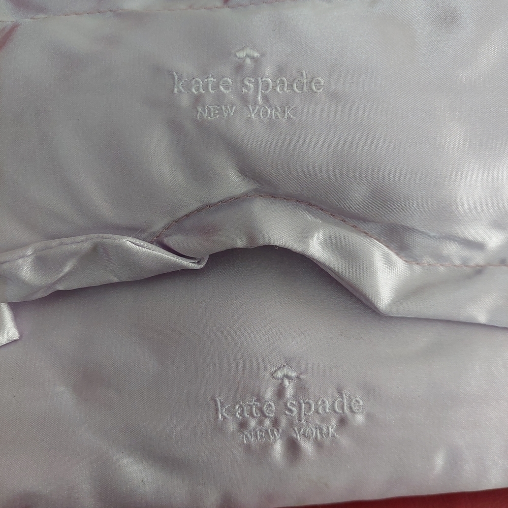 NWOT Kate Spade Light Pink Satin Pouch And Night Eye MASK (Bag D) - Picture 7 of 7